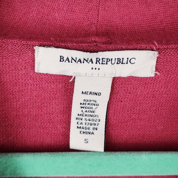 Banana Republic Factory 100% Merino Wool Bow V-neck Sweater sz S Flawed - Picture 4 of 8